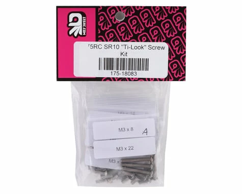 175RC SR10 "Ti-Look" Screw Kit