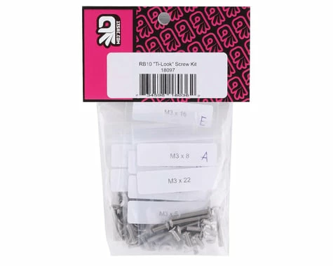 175RC Associated RB10 "Ti-Look" Screw Kit