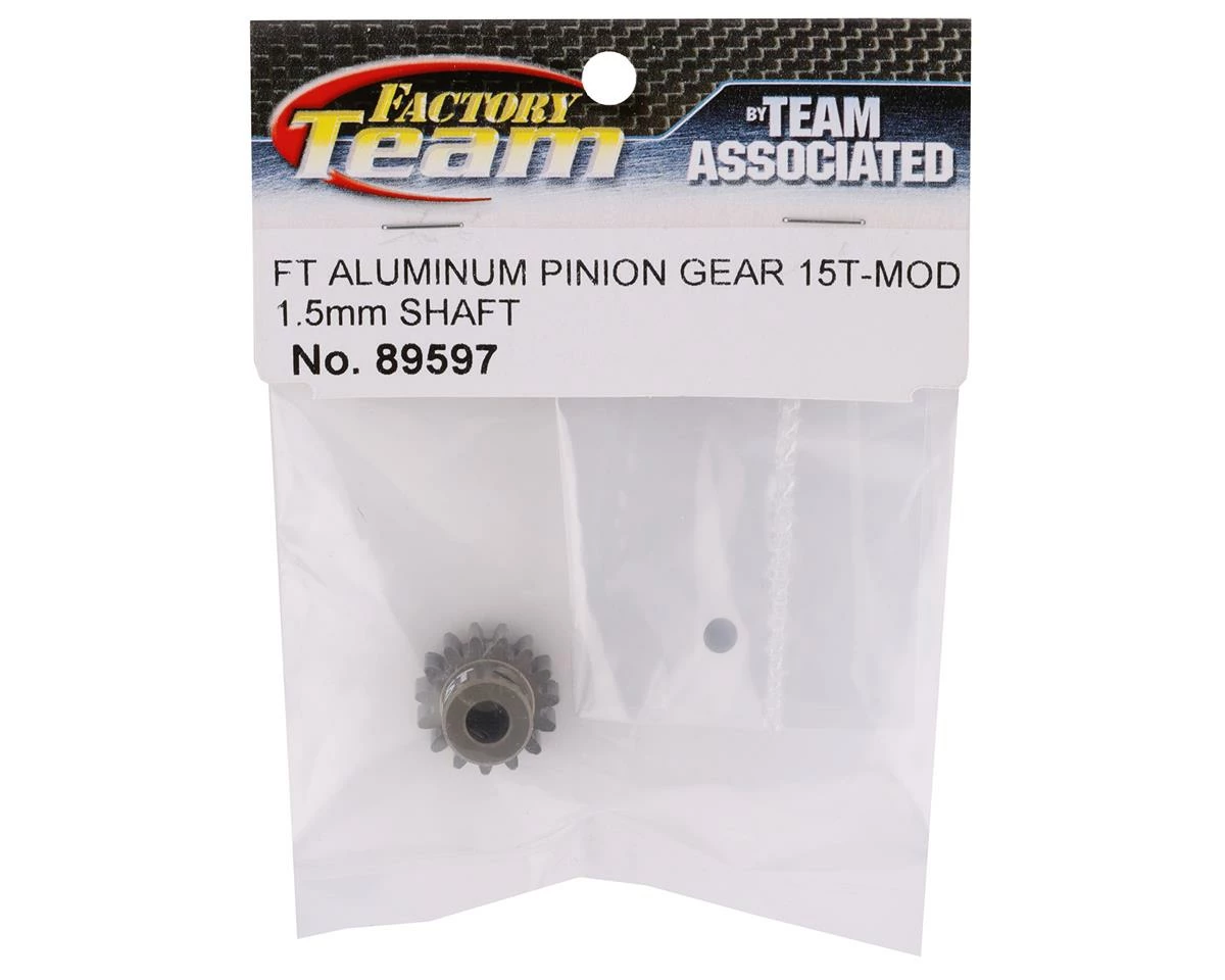 Team Associated Factory Team Aluminum Mod 1 Pinion Gear (w/5mm Bore) (15T) - Image 2