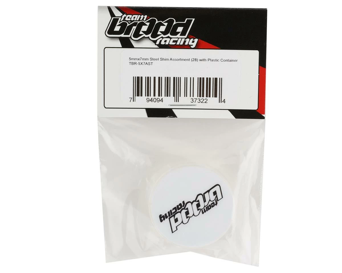 Team Brood 5x7mm Steel Shim Set (28) (0.1/0.2/0.3/0.5mm) - Image 2