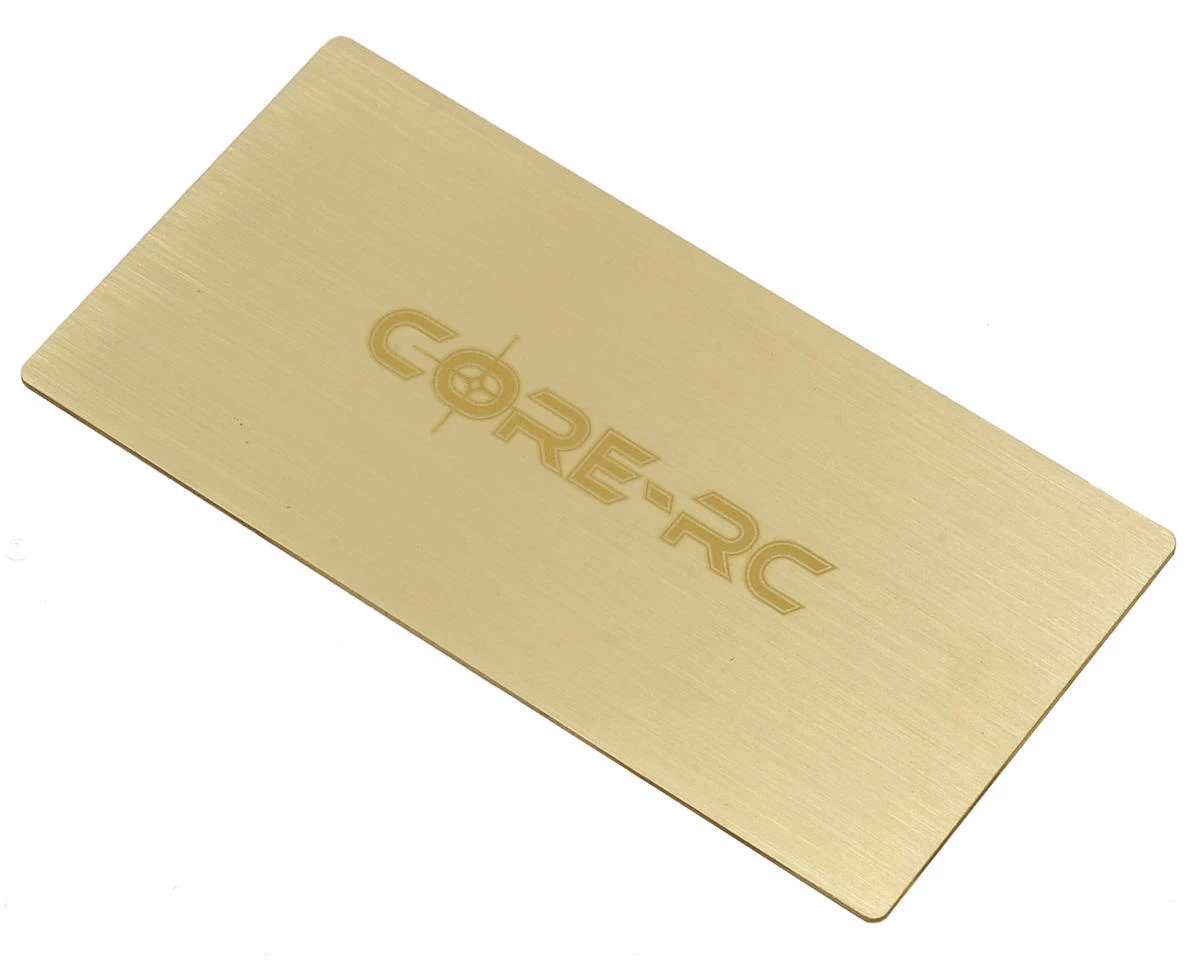 Core RC Brass Under LiPo Plate Weight (35g)