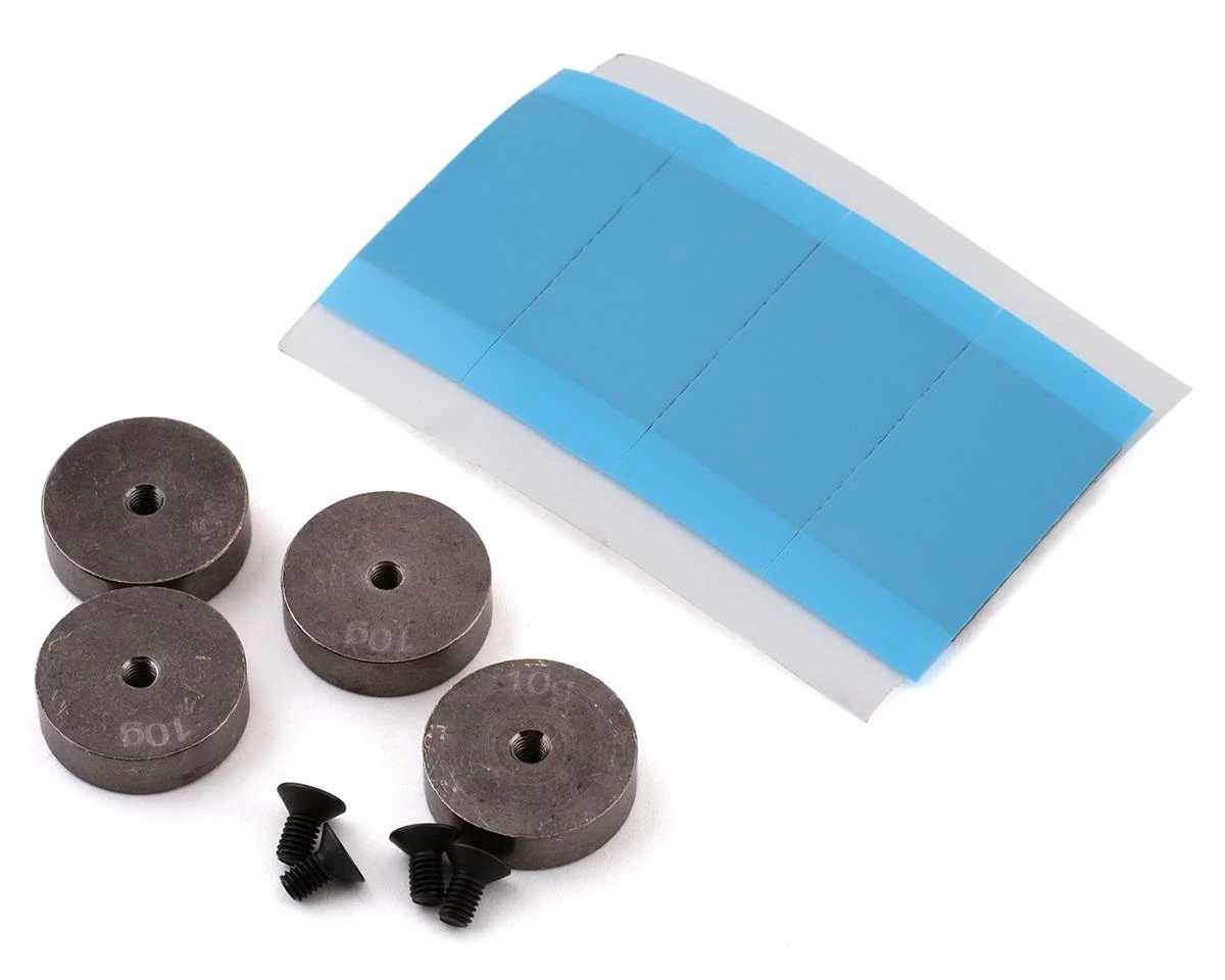 Core RC Threaded Steel 10g Weights (4)