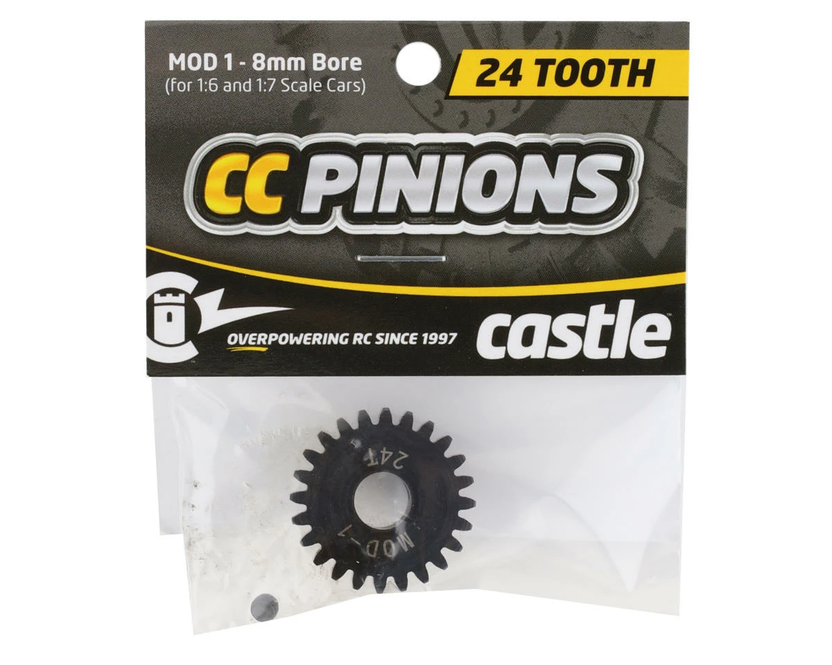 Castle Creations Mod 1 Pinion Gear W/8mm Bore (24T) - Image 2
