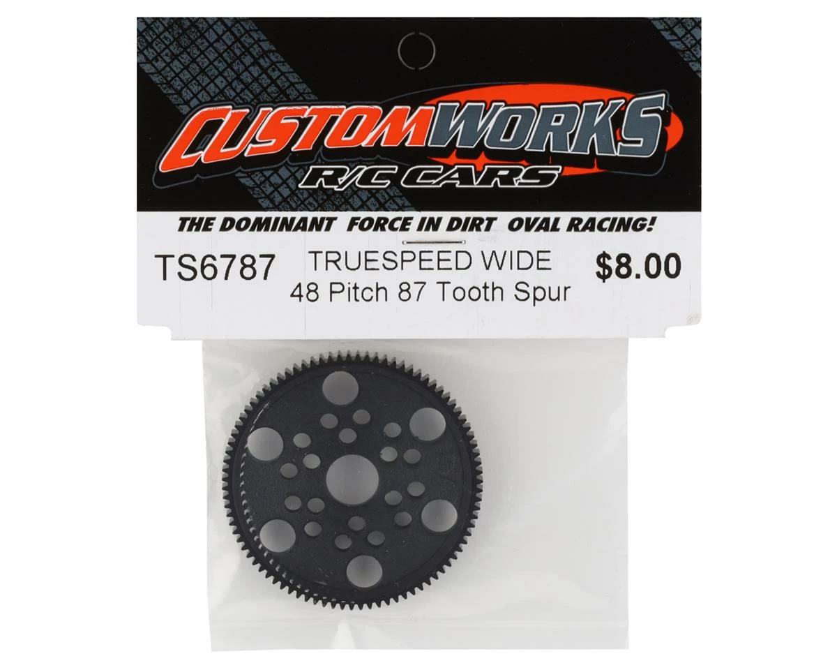 Custom Works Truespeed 48P Wide Spur Gear (87T) - Image 2