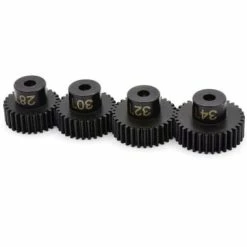 Hot Racing Light Weight Speed Tune Pinion Gear Set (28, 30, 32, 34T) (3.17mm Bore)