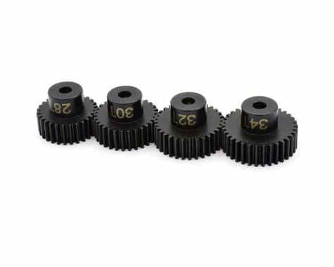 Hot Racing Light Weight Speed Tune Pinion Gear Set (28, 30, 32, 34T) (3.17mm Bore)