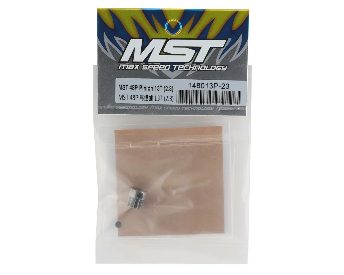 MST 48P 2.3mm Bore Pinion Gear (13T) - Image 2