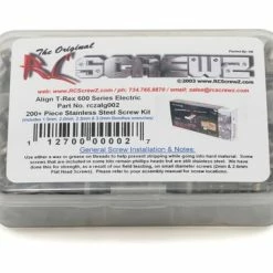 RC Screwz Align T-Rex 600 Series Stainless Steel Screw Kit