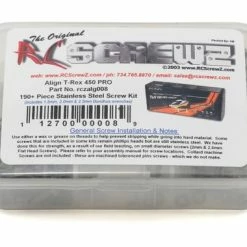 RC Screwz Align T-Rex 450 Pro Stainless Steel Screw Kit