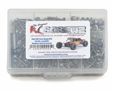 RC Screwz Axial EXO Terra Buggy RTR Stainless Steel Screw Kit