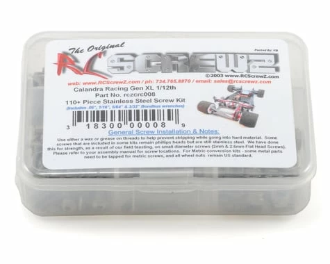 RC Screwz Gen XL Stainless Steel Screw Kit