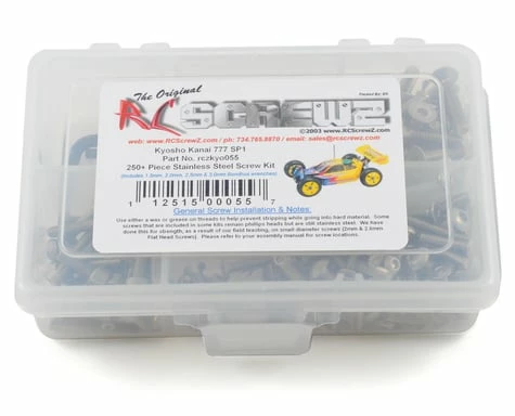 RC Screwz Kyosho Kanai 777 SP1/SP2 Stainless Steel Screw Kit