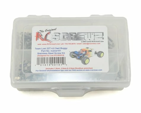 RC Screwz Team Losi 22-T 4.0 Stainless Steel Screw Kit