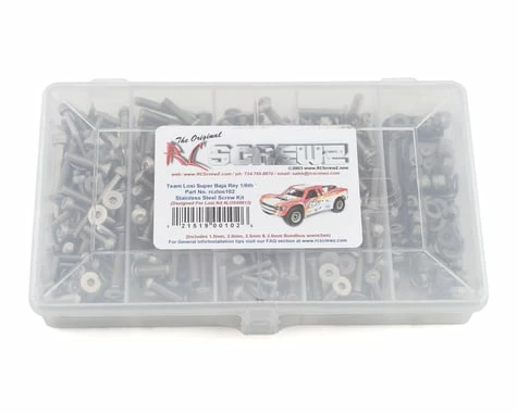 RC Screwz Losi Super Baja Rey 1/6th Stainless Screw Kit