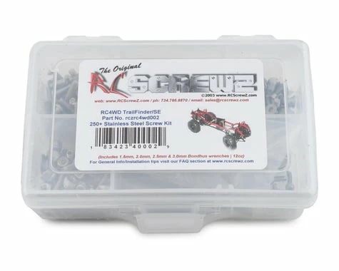 RC Screwz 4WD Trail Finder SE Stainless Steel Screw Kit