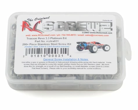 RC Screwz Traxxas Revo Platinum Edition Stainless Steel Screw Kit