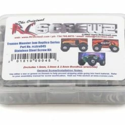 RC Screwz Traxxas Monster Jam Series Stainless Steel Screw Kit