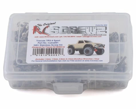 RC Screwz Traxxas TRX-4 Sport Stainless Steel Screw Kit