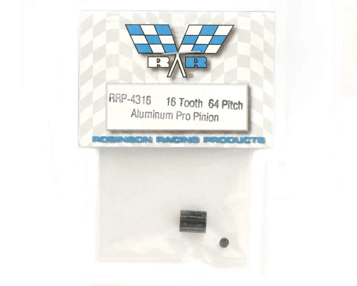 Robinson Racing "Aluminum Pro" 64P Pinion Gear (16T) - Image 2