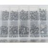 Samix Stainless Steel M3 Screw Set W/Storage Box (350) (Flat Head/Button Head)
