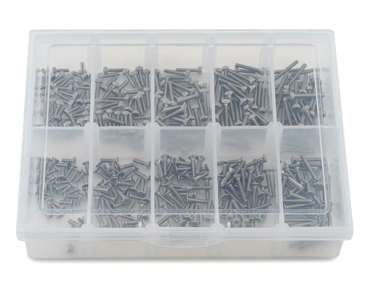 Samix Stainless Steel M2 Screw Set W/Plastic Box (350)