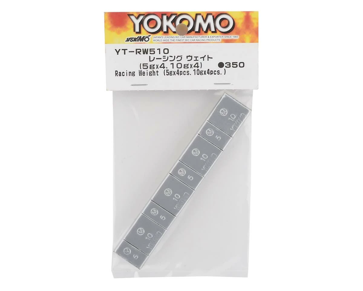 Yokomo Self Stick Chassis Weight Set (4x 5g & 4x 10g) - Image 2